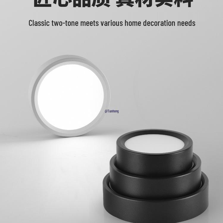 Surface Mounted Anti-Glare Round Downlight for Hallway or Foyer