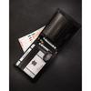 Horizontal, Leather, Black Men's Wallet Without an External Clasp - Ronaldo