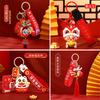 Keychain Dragon Adorable Lunar New Year Charm Silicone Cartoon Gift Accessory
