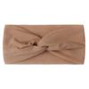 European and American Children's Hair Band Hair Accessories Baby Solid Color Nylon Cross Knotted Girl's Hair Ring Headband