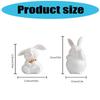 Easters Bunnies Ornament Resins Rabbit Hugging Carrot Figurine Sculpture Tabletop Decors for Holiday Decoration Lover