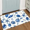 Summer Ocean Seashell Doormat Soft Durable Entrance Floor Mat for Indoor Outdoor Front Door Home Decoration Home Accessories