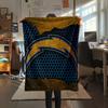 Los Angeles Chargers  Print Flannel Blanket, High quality Comfortable for All Seasons, Home Decor, Warmth and Comfort