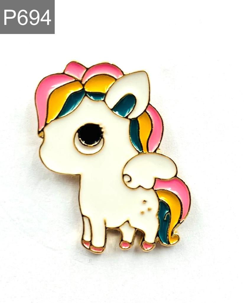 New Enamel Pin Animal Unicorn Metal Connector Gift Birthday 1 Piece