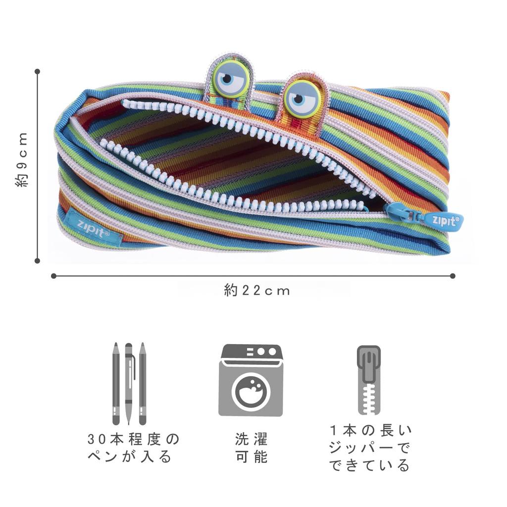 ZIPIT Monster Pencil Case (Multicolor) ZP-ZTM-SE-MC