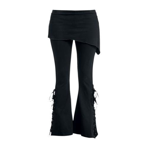 Spiral Direct Kadın/Bayan Düz Mikro Etek Bootcut Tayt