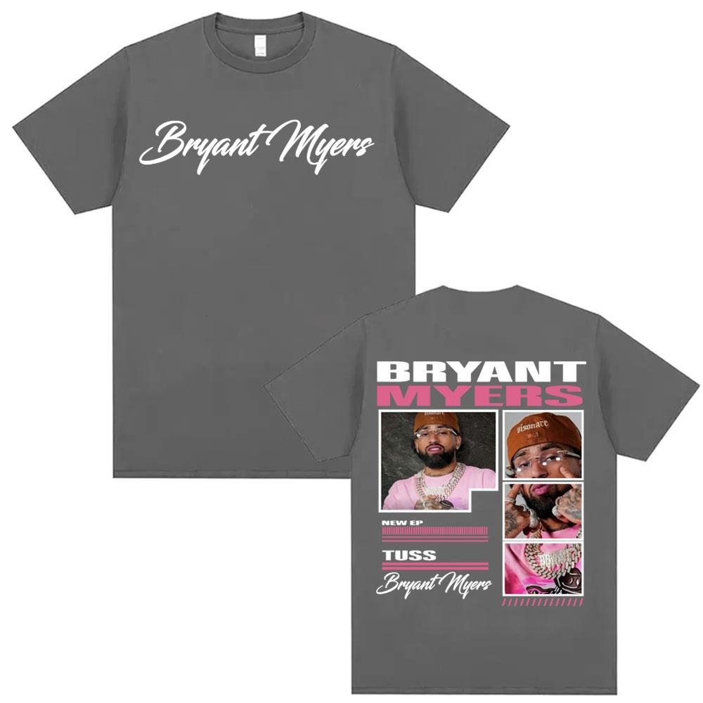 2025 Rappert Myers Tour Graphic T-Shirt Men's Hip Hop Harajuku Style Fashion Trend Casual 100% Pure Cotton Printed T-shirt Y2k