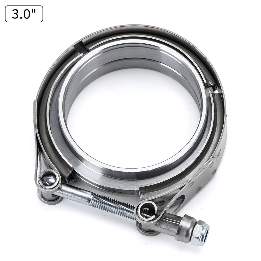 VR - V Band Exhaust Clamp 2.5 Inch 3 Inch 63mm 76mm Exhaust Male And Female Flange Vband Clamp V-Band Muffler Clamp
