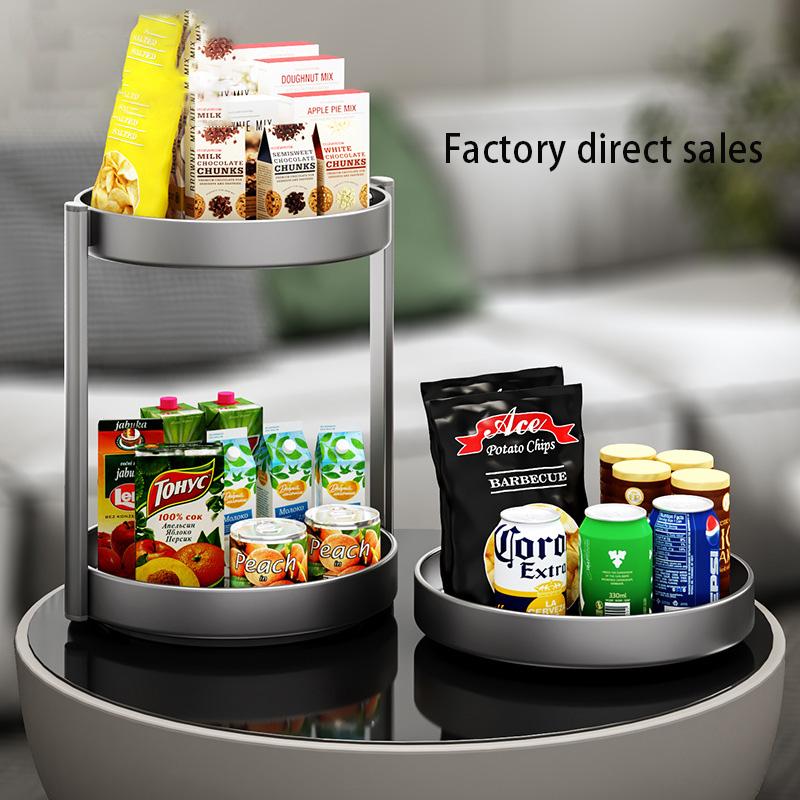 Scatola Porta Spezie Rotante a 360° per Frigorifero da Cucina Scaffale Artefatto Scaffale Spezie Scatola Organizzatrice per Gioielli
