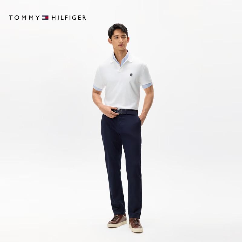Tommy Hilfiger Men's Stretch Twill Straight-Leg Chinos