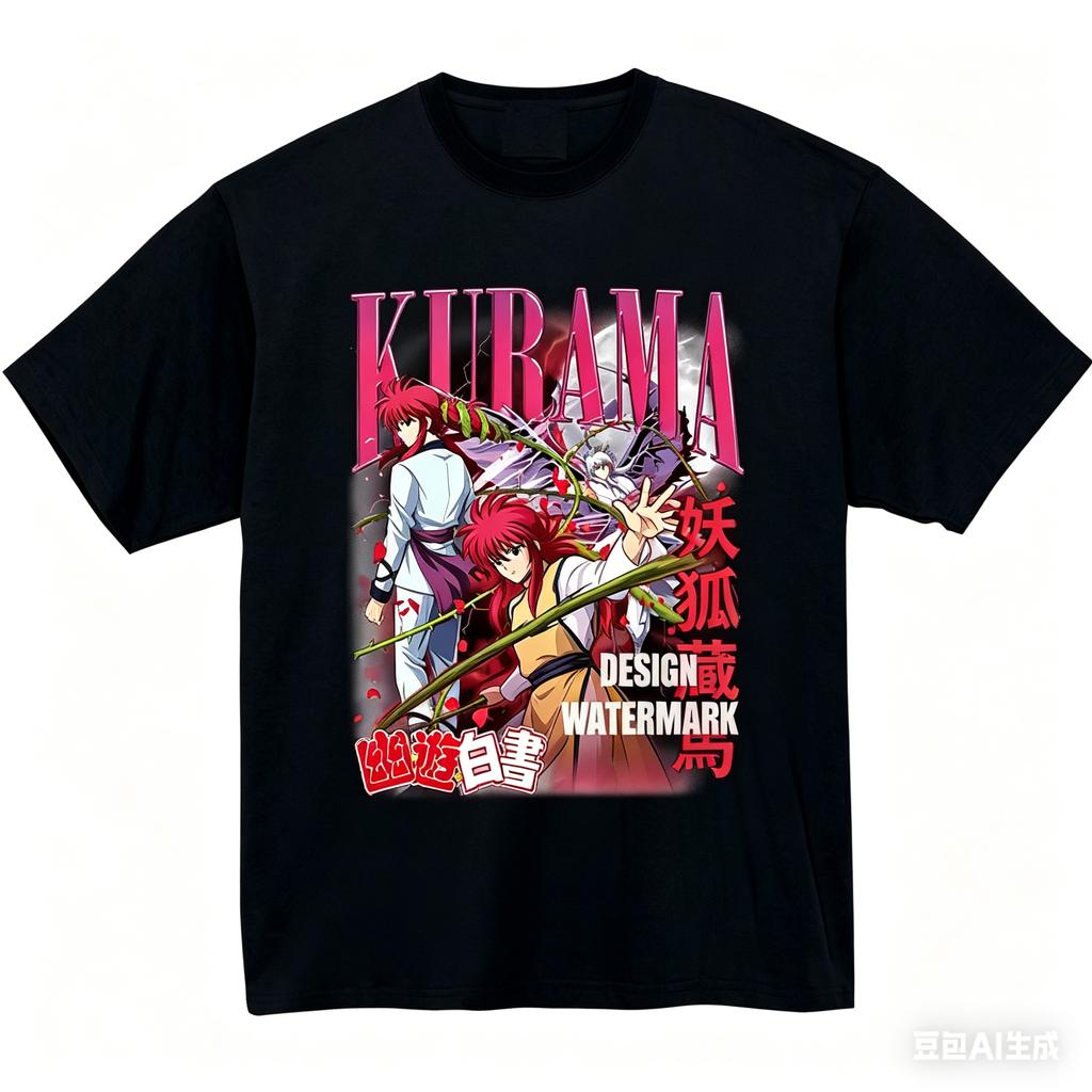 Yu Yu Hakusho Cotton TShirt Personality Clothes New Model Anime TShirt Yearround Clothing Plus Size Unisex Classic Streetwear