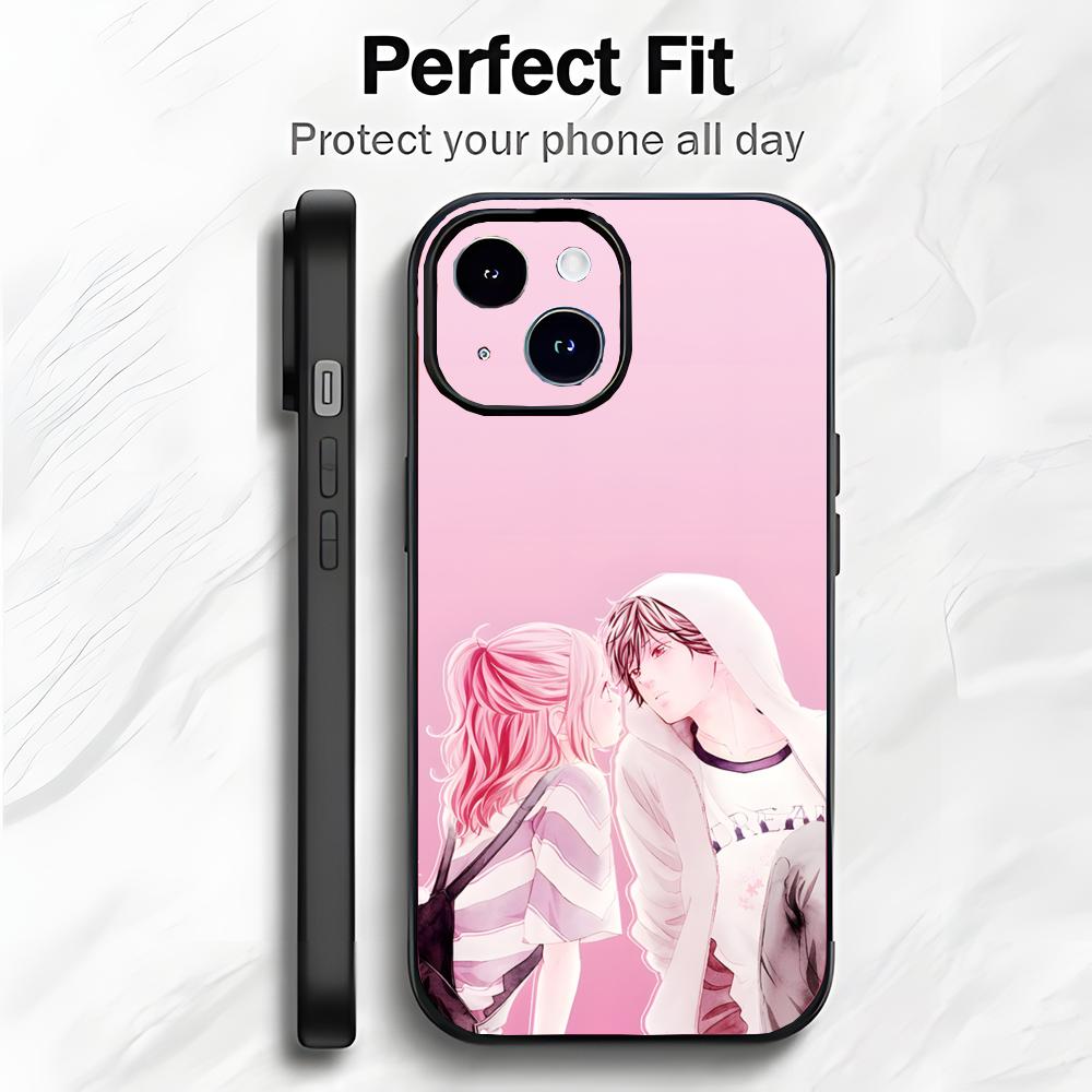 Warm Japanese Anime A-Ao Haru Ride Phone Case Phone Case Soft Packaging Lightweight For iPhone17 16 15 14 13ProMax