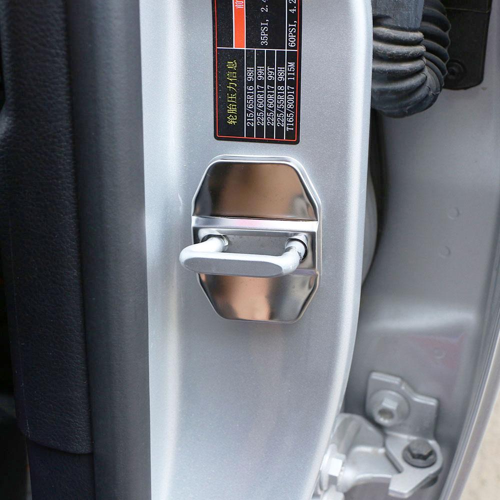 Aço Inoxidável 4 Peças Capa Protetora para Fechadura da Porta do Carro para BMW X1 X3 X4 X5 X6 G01 F15 F16 F49 F86 F85 G05 G08 F48 Acessórios