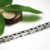 1Pcs Durable Steel Chain Bracelet 8.5" Fashion Men Bangle Retro Biker Bicycle Motorcycle Bangle Jewelry Accessory Gift