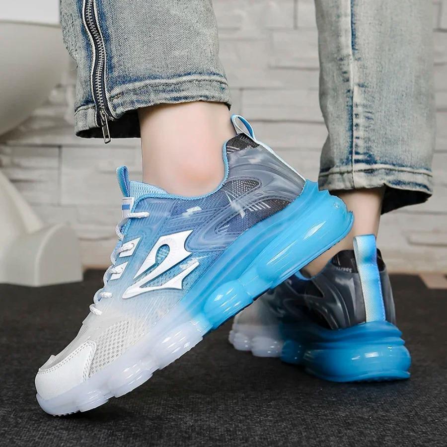 The 2025 designer's new anti-slip large-sized casual sports shoes 39-47 running loafers and men's tennis shoes are breathable
