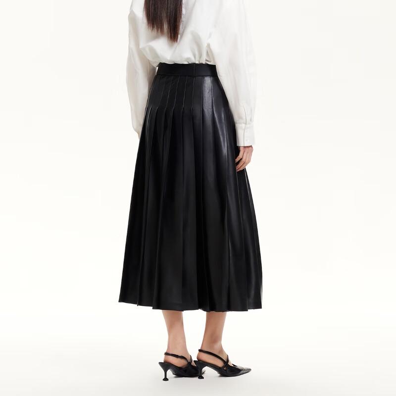 VEROMODA Women's A-line Midi Skirt with Belt