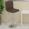 Tabouret de Bar - VIDAXL - Chaise Pivotante - Similicuir Marron - Réglable en Hauteur - 360°