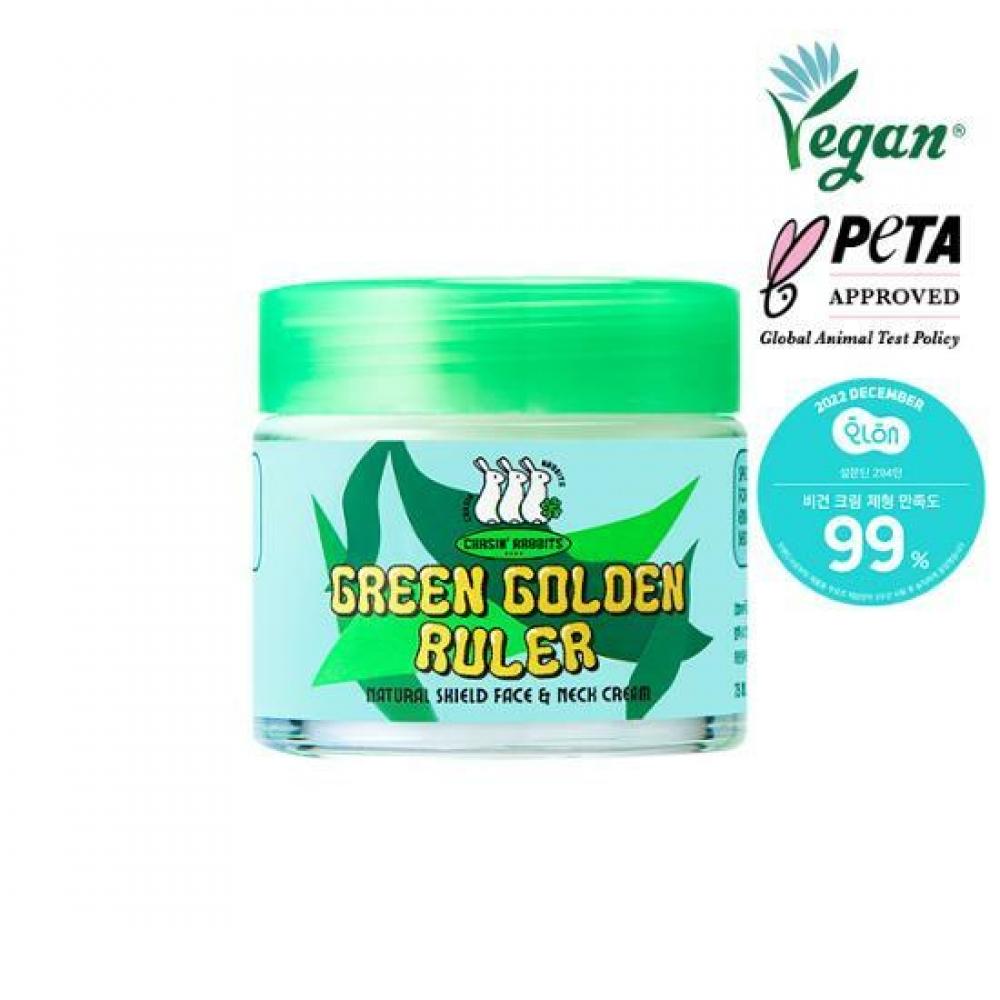 

Chasing Rabbit Green Golden Ruler Cream 75 мл Успокаивающий крем для защиты кожи