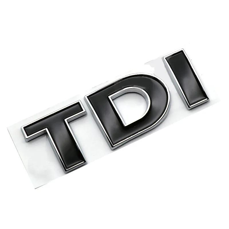 3D Metal TDI Letters Emblem Badge Sticker Decals for VW Golf 4 5 6 7 JETTA PASSAT MK2 MK4 MK5 MK6 MK7 OO1