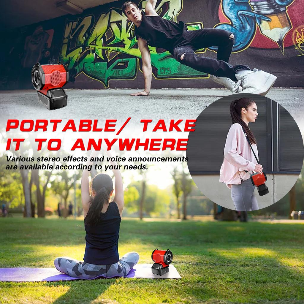 Speaker For Milwaukee/Makita/Dewalt 18-20V Li-ion Battery With USB Type-C Port Bluetooth-compatible Player Loudspeaker Amplifier