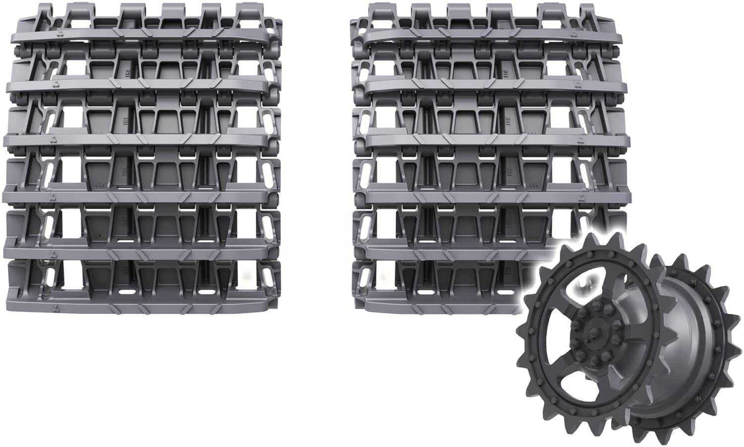 

T-Rex Studio 1/48 Масштаб Немецкий танк Второй мировой войны Королевский тигр Гусеницы с 18 зубьями, Поздняя модель, Симметричные, со звездочками, Детали для пластиковой модели TR84004