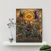 Hobbit Movie Poster 5D Diy Diamond Painting Round Diamond Mosaic Suitable For Beginners Diamond Painting Rhinestones Gift Frameless