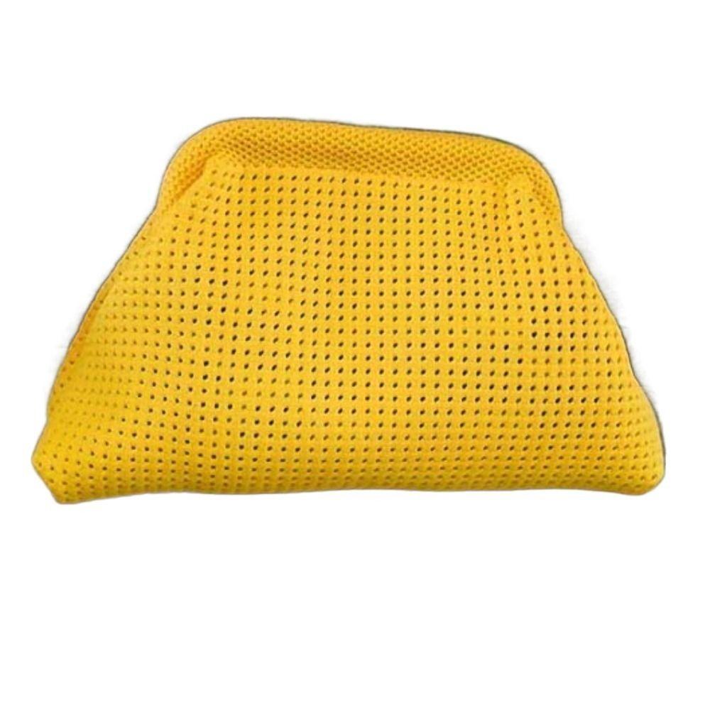 Weiche Sommer Strand Clutch Tasche Polyester Hohl Ausgestanzte Beutel Aufbewahrungstasche Kleine Häkel Handtasche Täglich