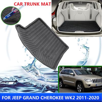 Pour Jeep Grand Cherokee 2018 2015 WK2 WK 2011~2024 2013 2014 Doublure de coffre arrière de voiture Protecteur de sol Tapis Accessoires intérieurs
