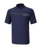 EXTRASPORTY [2Pack] Men'S Rapid Run Front Print Short Sleeve Zip-Up T-Shirt 5 Colors (C Type)