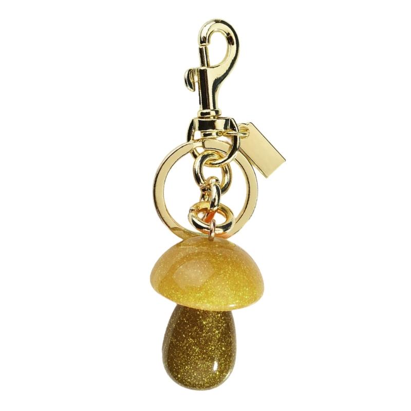 Unique Cartoon Mushroom Charm Keychain Stylish Key Decoration Trendy Bag Ornament for Fashion Enthusiasts and Students