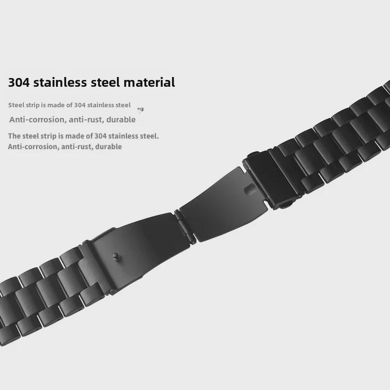 Curea de ceas din oțel inoxidabil solid, accesorii metalice, 18-24 mm