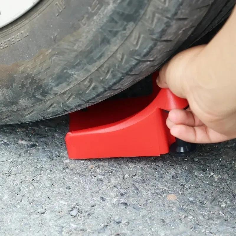 2PCS Multiuse Car Wheel Hose Guide Hose Slide Tire Wedge Car Wash Tool Tire Blocker Anti-winder Wire Winder Auto Washing