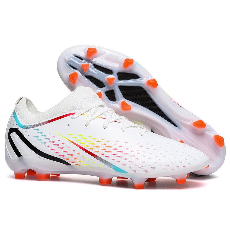 Men's and Women's Football Shoes Green Artificial Turf Training Sports Shoes Professional Non-slip and Wear-resistant