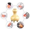 Handheld Brass And Wood Therapy Tools Mushroom Lymphatic Drainage Massager Trigger Point Massage Tool For Deep Tissue Body Shape