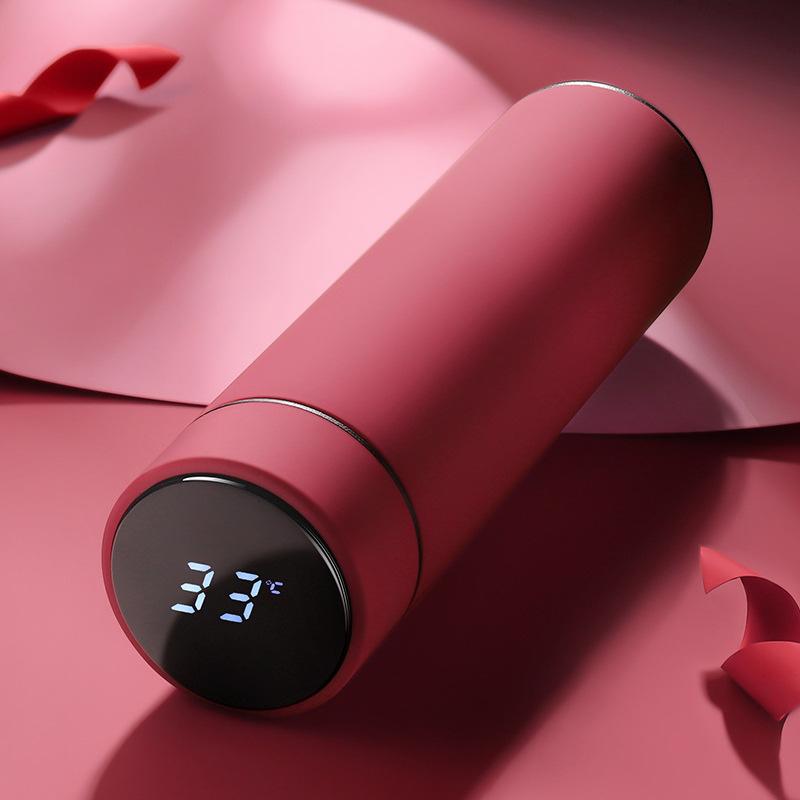 

Кружка из нержавеющей стали, высококачественная детская чашка для воды с цифровым дисплеем, милые умные чашки для студентов. 480ML