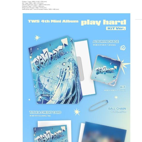 TWS - 4th Mini Album - ? ?play Hard (??KiT Ver.) - Release 2025-10-13