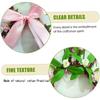 Exquisite Craftsmanship Easter Rabbit Floral Wreath Colorful Easter Rabbit Flower Hoop Perfect for Easter Celebrations