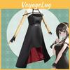 Spy Family Yor Forger Cosplay Kostüm Aus Polyester-Satin für Kostümpartys