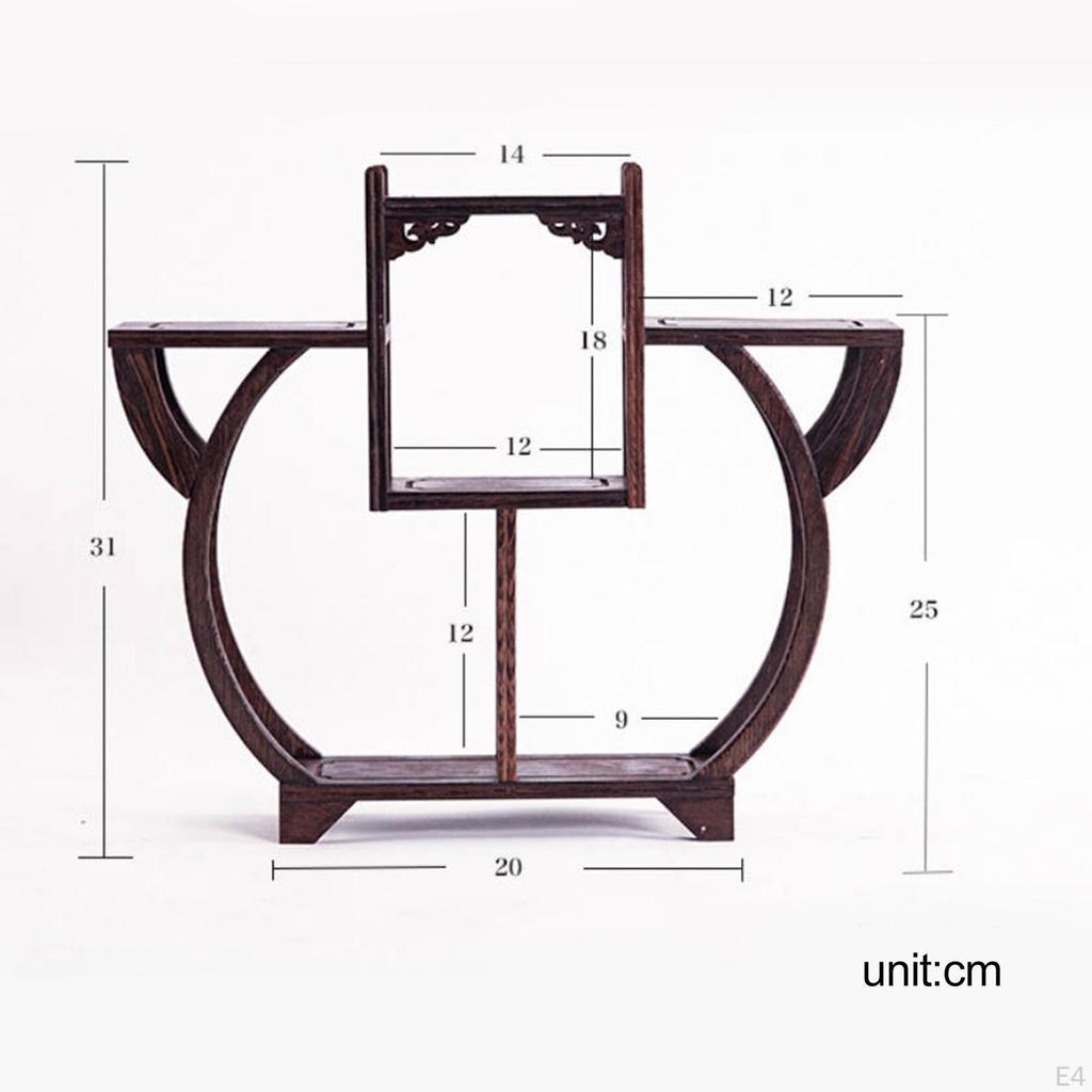 Rustic Wooden Plant Stand for Home And Office Decor