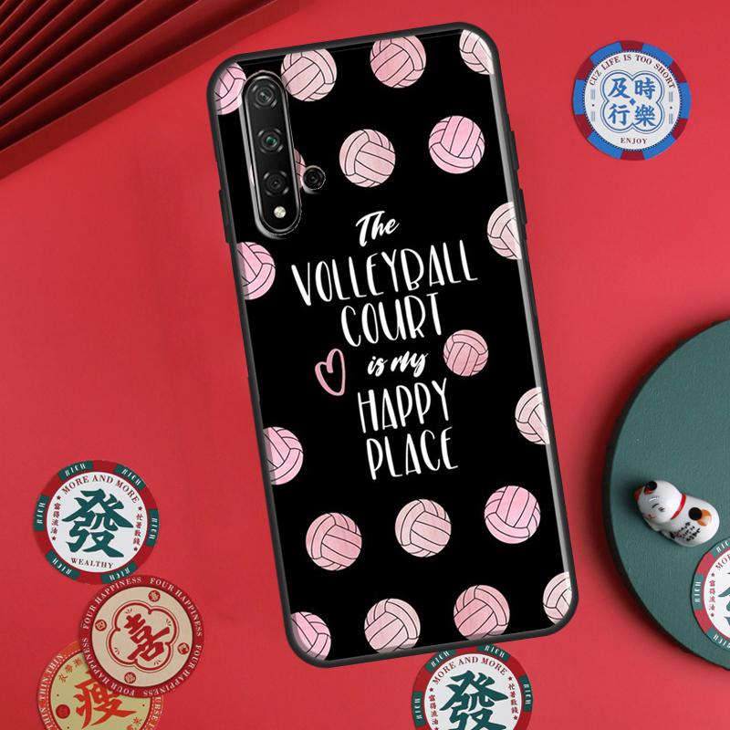 Love Play Volleyball For Huawei P20 P40 P30 Lite P60 Pro Nova 12s 11i 12i 10 9 SE 5T Y91 Y90 Y60 Y70 Y72 Y61 Case