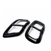 AMG Quad Exhaust Tailpipe Cover Trim For Mercedes-Benz C-Class C260L C180L C200L 2015-2026 Carbon Fiber Pattern Sporty Auto Tuning Accessory