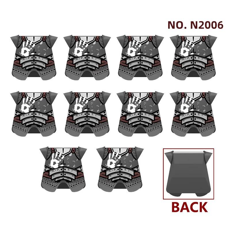 MOC Medieval Red Lion Black Eagle Castle Soldier Knight Horse Mount Building Block Military Figure Vest Armor Flag Toy Gift B036