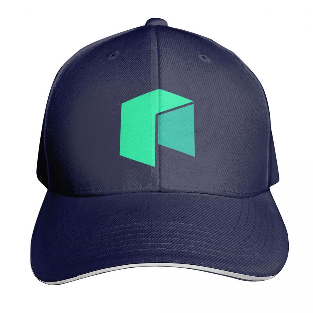 Neo Logo Crypto Baseball Cap Moisture Wicking Quick Dry Curved Brim Classic Fit Low Profile Unstructured
