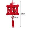 Chinese Lantern Decorative Lucky Cube 3D Chinese New Year Lantern Felt for Celebration Indoor Outdoor Wedding Home Decor