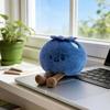 Portachiavi Ciondolo Peluche Cartone Animato Mirtillo con Cordino Zaini Forma Portachiavi Decorativo Borse Auto Portafogli Ciondolo