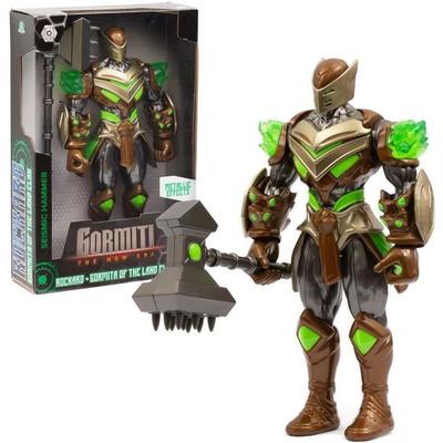 Figurine Articulée - GORMITI - Gormiti Avec Arme Modèle Terre - 27 Cm - À Partir De 4 Ans - GRV061
