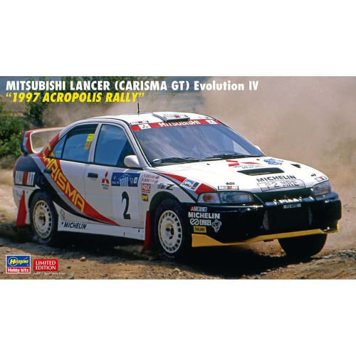 Hasegawa 1/24 Mitsubishi Lancer (Charisma GT) Evolution IV 1997 Acropolis Rally Plastic Model Kit 20593