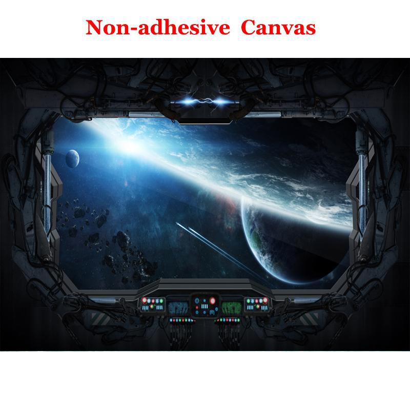 

Custom 3D Photo Wallpaper Personality Cosmic Space Cabin Spacecraft Wall Painting 3D Restaurant Hotel Internet Gaming Room Mural Wall Paper 300cm (W) x 200cm (H)