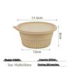 Eco-Friendly Corn Starch Disposable Takeaway Bowls with Lids