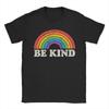 Unisex Unisex Rainbow Sunflower Love Is Love T Shirts Lgbt Gay Lesbian Pride Cotton Tops Unique Round Neck Tees Adult Tshirt